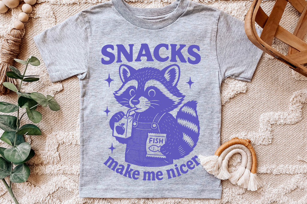 Snacks Make Me Nicer | Toddler SVG Cut File