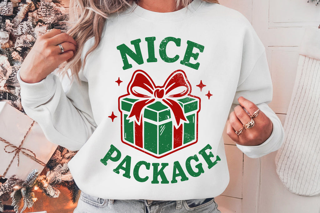 Nice Package | Funny Christmas SVG Cut File