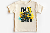 Third Birthday Construction Truck | PNG Print File