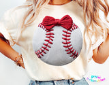 Faux Embroidered Baseball | PNG Sublimation File