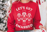 Let's Get Smashed | Funny Christmas SVG Cut File