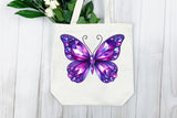 Crystal Purple Butterfly | PNG Sublimation File