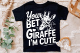 Giraffe I'm Cute | Kids SVG Cut File