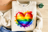 Rainbow Heart | LGBTQ Pride PNG File