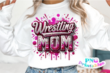 Wrestling Mom Sequins | PNG Sublimation File