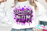 Wrestling Mom Sequins | PNG Sublimation File