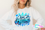 Auntie | PNG Sublimation File