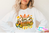 Auntie | PNG Sublimation File