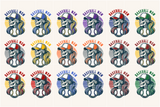 Baseball Mom Skeleton | PNG Sublimation File