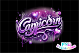 Capricorn Airbrushed | Zodiac PNG File