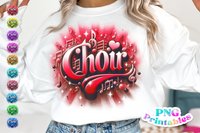 Choir Airbrushed | PNG File