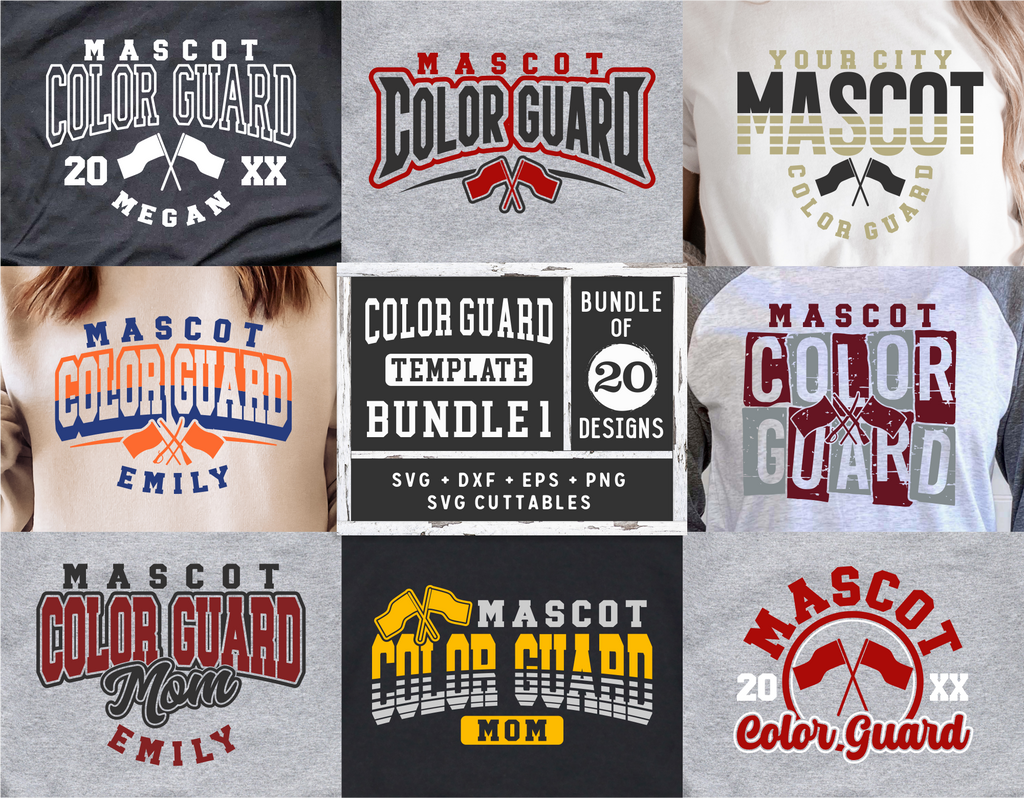 Color Guard Template Bundle 1