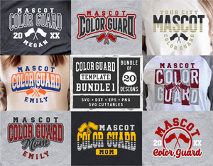 Color Guard Template Bundle 1