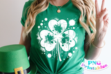 Distressed Shamrock Bundle | St. Patrick's PNG Files