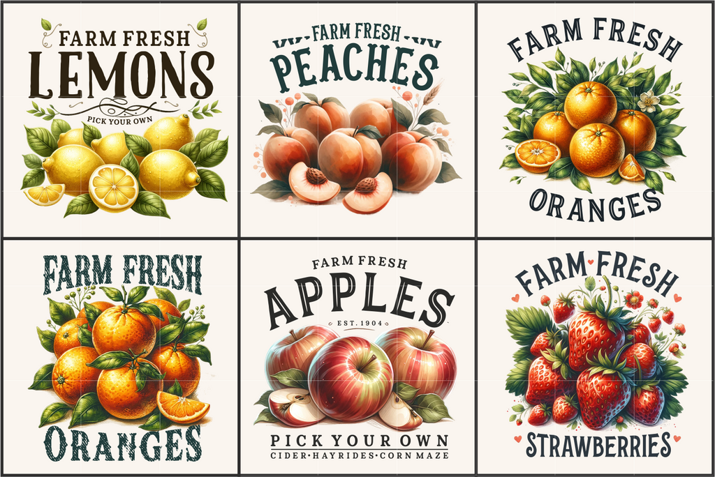 Farm Fresh Bundle | PNG Files