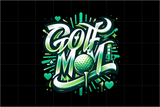 Golf Mom Airbrushed | PNG File