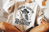 Hootin' Leads To Hollerin' | Funny PNG Print File