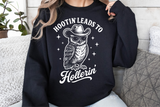 Hootin' Leads To Hollerin' | Funny PNG Print File