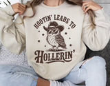 Hootin' Leads To Hollerin' | Funny PNG Print File