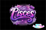 Pisces Airbrushed | Zodiac PNG File