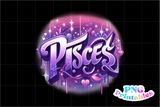 Pisces Airbrushed | Zodiac PNG File