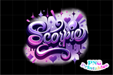 Scorpio Airbrushed | Zodiac PNG File