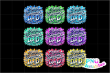 Speed Skating Dad Airbrushed | PNG File
