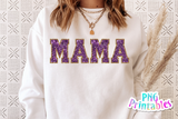 Glitter Sport Alphabet png Purple and Old Gold