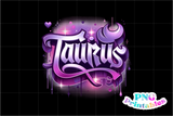 Taurus Airbrushed | Zodiac PNG File