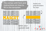 Color Guard Template 0010 | SVG Cut File
