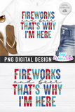 Fireworks and Beer | Fourth of July | PNG Sublimation File
