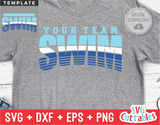Swim Template 0010 | SVG Cut File
