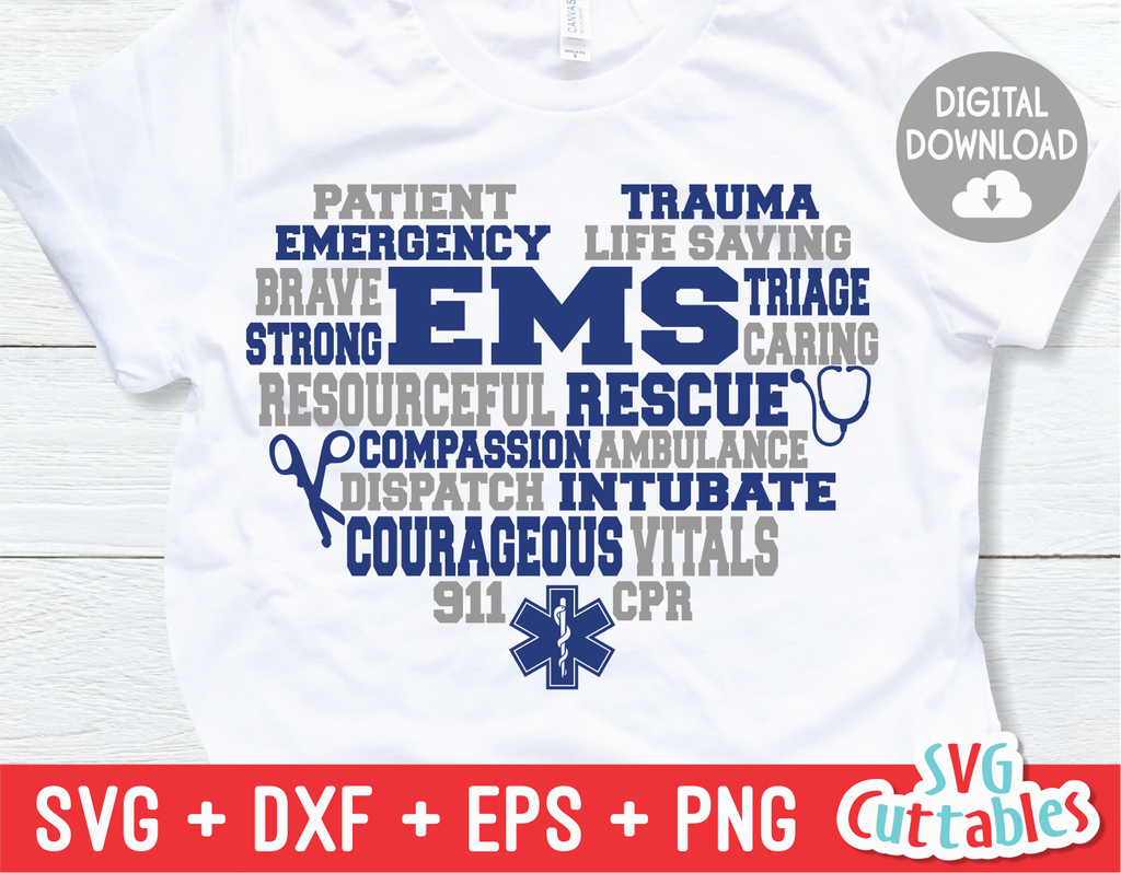 Subway Art Heart | EMS | SVG Cut File