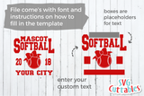 Softball Team Template 0011