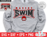 Swim Template 0011 | SVG Cut File