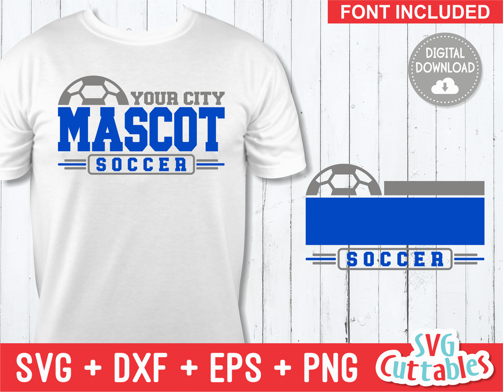 Soccer Template 0011 | SVG Cut File