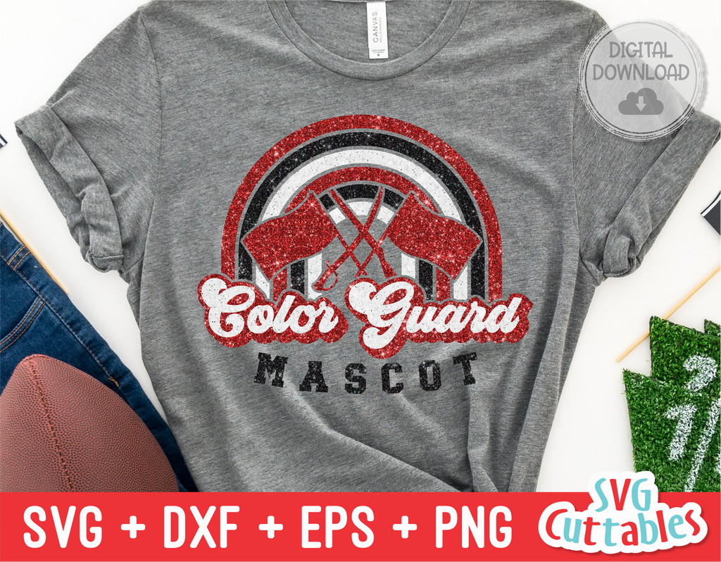 Color Guard Template 0012 | SVG Cut File