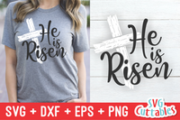 He is Risen | Easter Cut File
