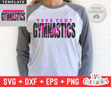 Gymnastics Template 0027 | SVG Cut File