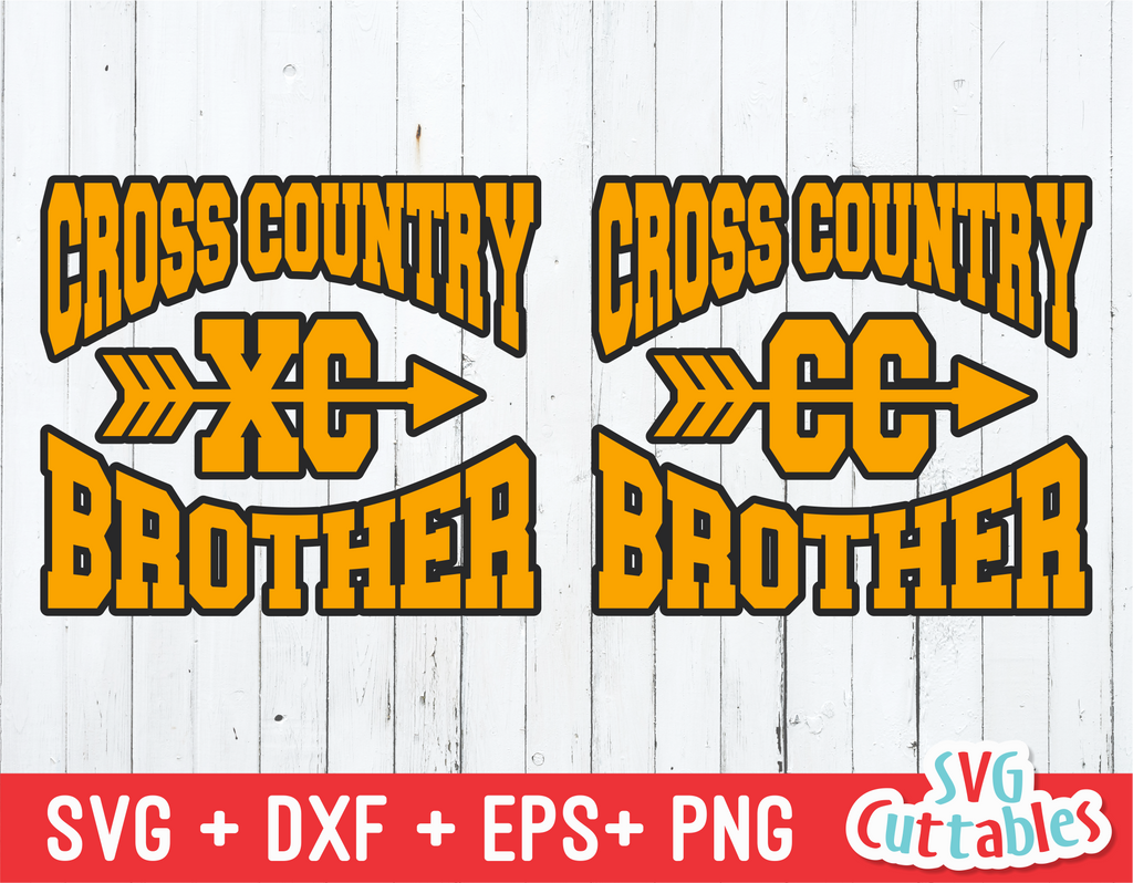 Cross Country Brother | SVG Cut File