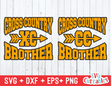 Cross Country Brother | SVG Cut File
