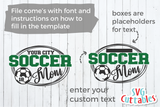 Soccer Template 0017 | SVG Cut File