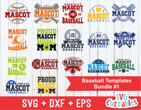 Baseball svg Template Bundle #1