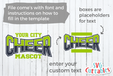 Cheer Template Bundle 2 | SVG Cut File