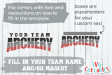 Archery Template 001 | SVG Cut File