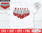 Color Guard Template 001 | SVG Cut File