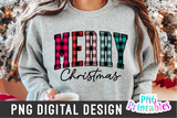 Merry Christmas Plaids | Sublimation PNG