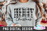 Merry Christmas Plaids | Sublimation PNG