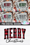 Merry Christmas Plaids | Sublimation PNG