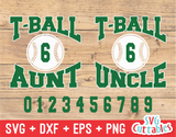 T-ball Aunt Uncle